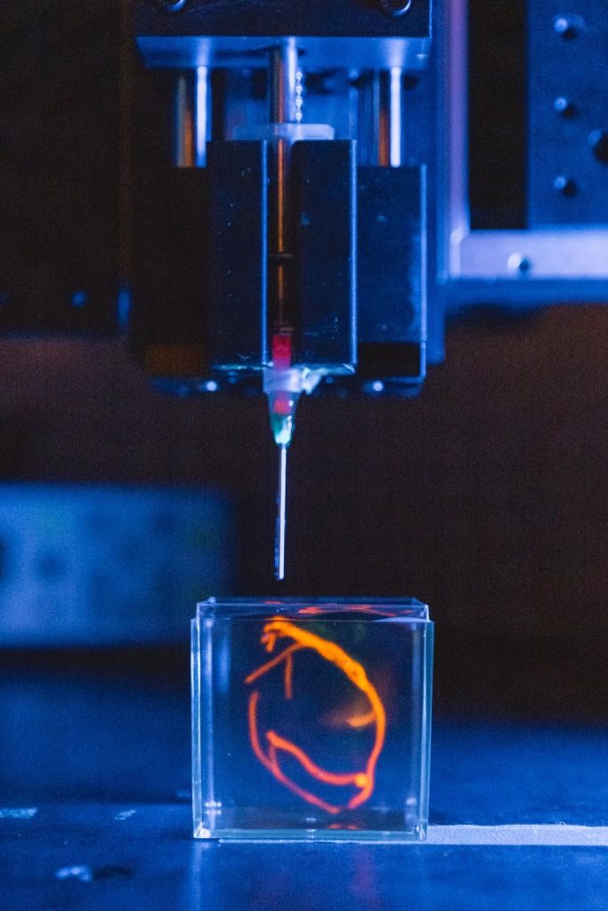 3D bioprinter prints sample