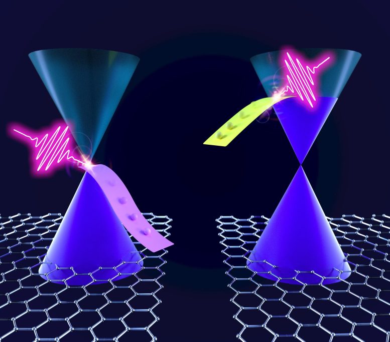 Controlling how fast graphene cools down