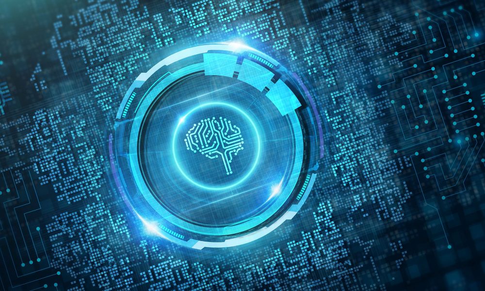 Machine Learning AI Technology Concept